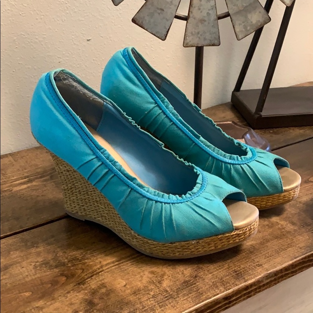 Charlotte Russe Wedge Heels - size 8